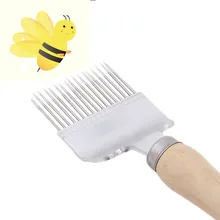 Дерево цвет 17 игл разворачивающая вилка пчела Sparse лопатка-грабли практичный сад пчеловодства инструменты