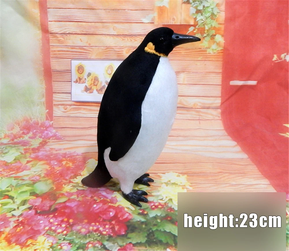 Fancytrader Simulation Penguin Toy Model Handicraft Animals Doll Plastic Fur Teaching Prop Home Decoration Toy 6