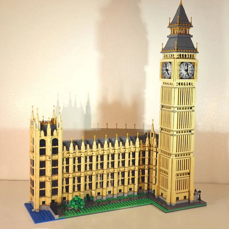 

city 4163pcs 17005 Big Ben Elizabeth Tower set Model Building Kits Block Brick DIY Toys lepin Compatible 10253 kid Gifts