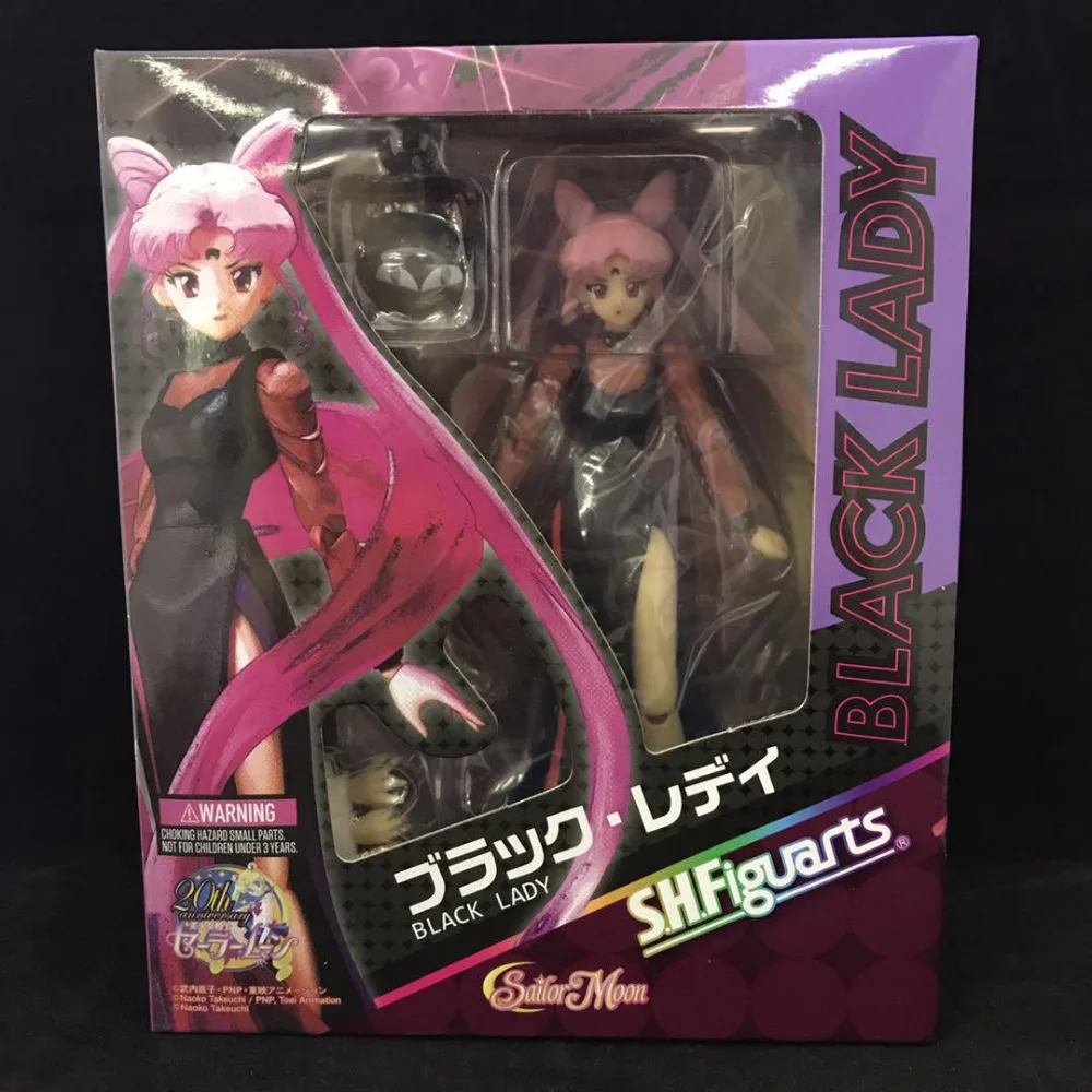 

Sailor Moon Black Lady Variant Action Figure Variable Black Lady SHF PVC figure Toy Anime 15CM