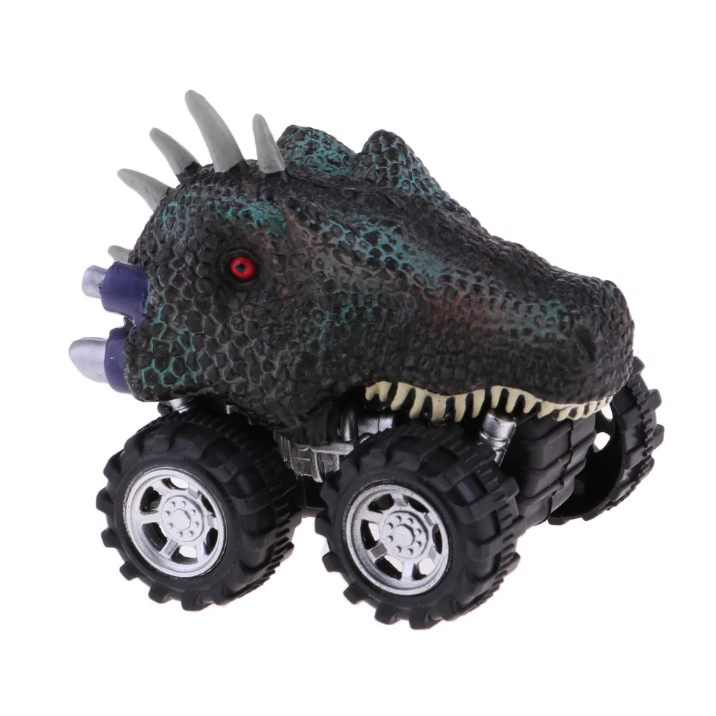 Simulation Mini Dinosaur Car Model Pull Back Car Toys Children's Day Gift for Kids Boys Baby