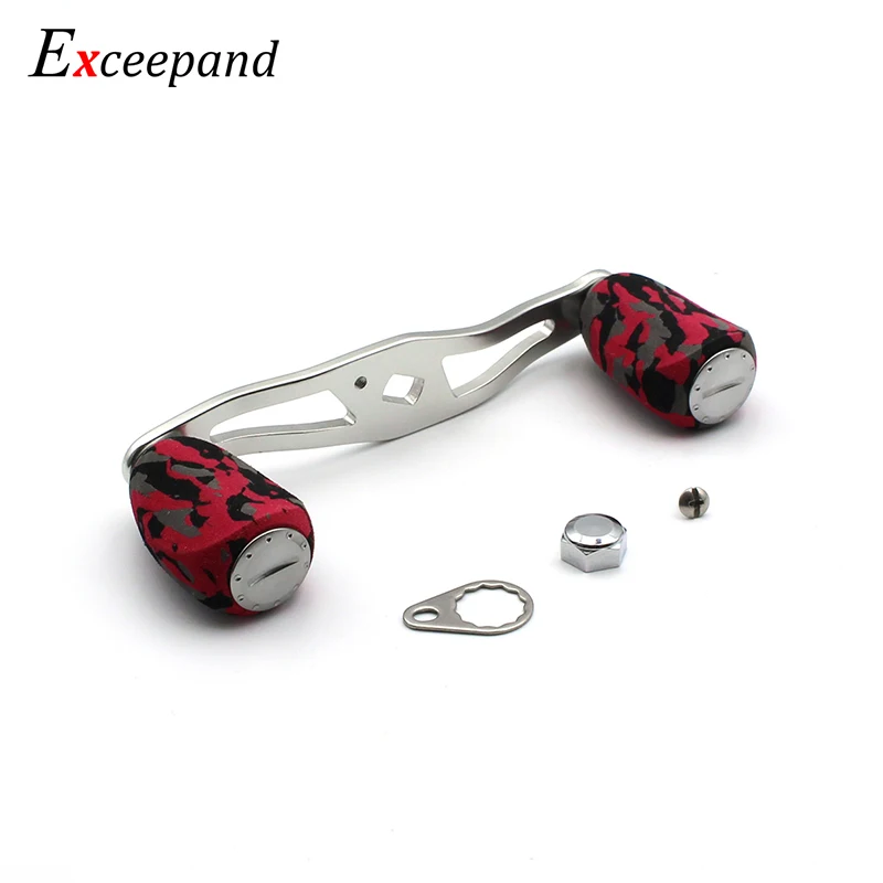 Exceepand Powerful Fishing Reel Handle for Abu Garcia Daiwa Low Profile Baitcasting Reel Grips