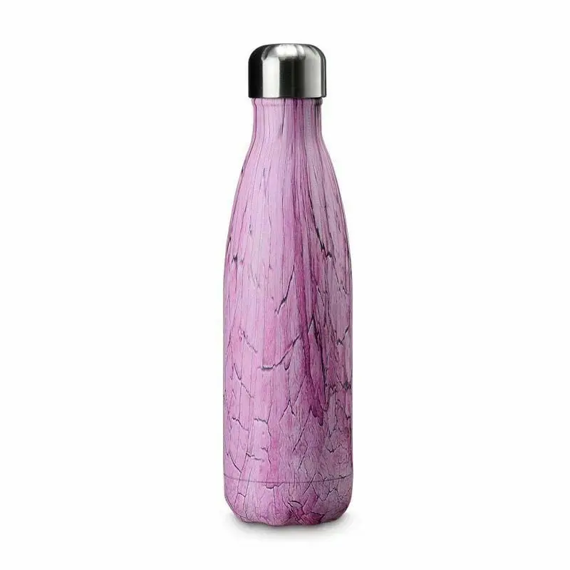 Stainless Steel Vacuum Insulated Water Bottle Flask Thermal Sports Chilly 500ML - Цвет: 1