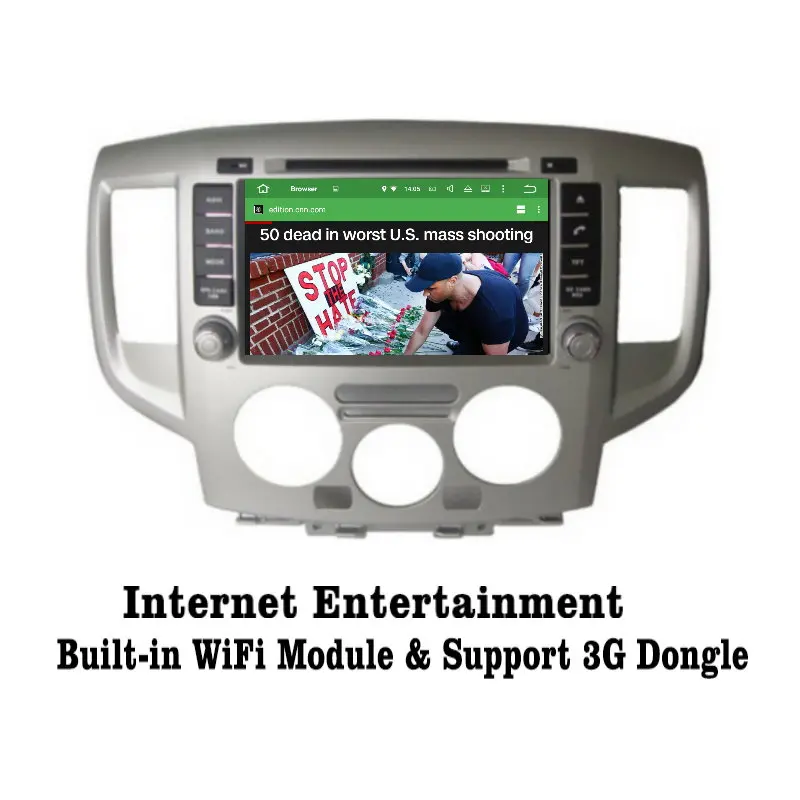 Excellent Liislee Android 7.1 2G RAM For Nissan NV200 2009~2016 Car Radio Audio Video Multimedia DVD Player WIFI DVR GPS Navi Navigation 2