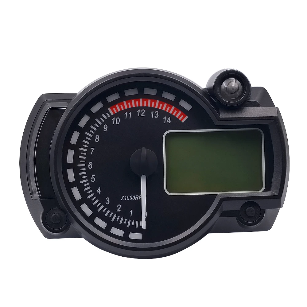 CS 342 Multi functional Motor Bike LCD Digital Speedometer Odometer