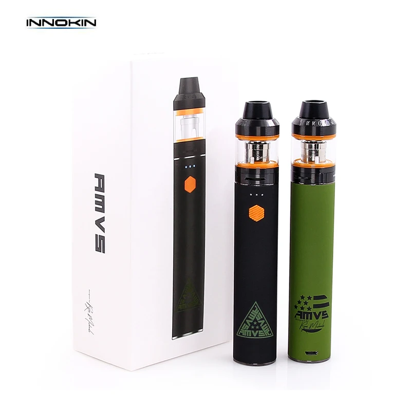 100% оригинал Innokin amvs Starter Kit с 4 mlcrios бак 3000 мАч Встроенная аккумуляторная прямо на