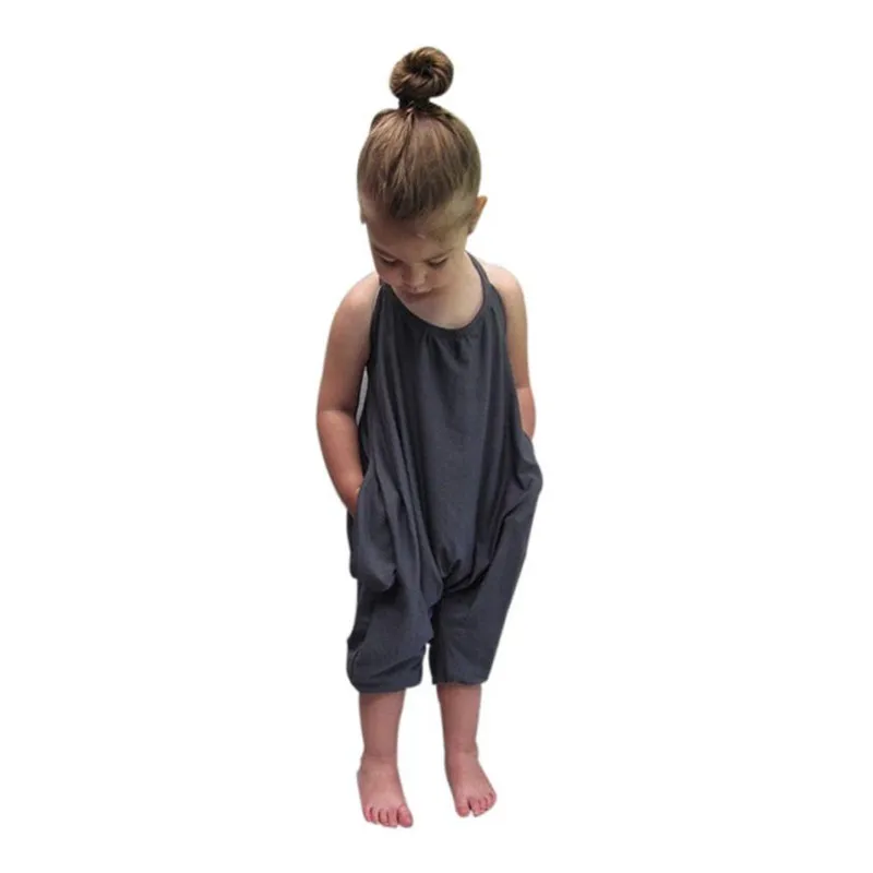 

Hot Sale Toddler Kids Baby Girls Children Straps Rompers Jumpsuits One-Piece Pants Clothing Romper Jumpsuit Harem Trousers 20