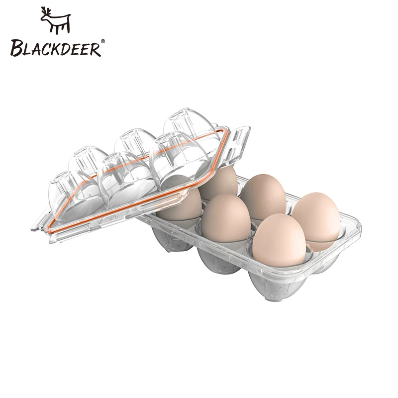 

BLACKDEER Outdoor Tools Fresh Egg Transparent Storage Box Travel portable Tray Equipment Camping Picnic Set Travel Tableware