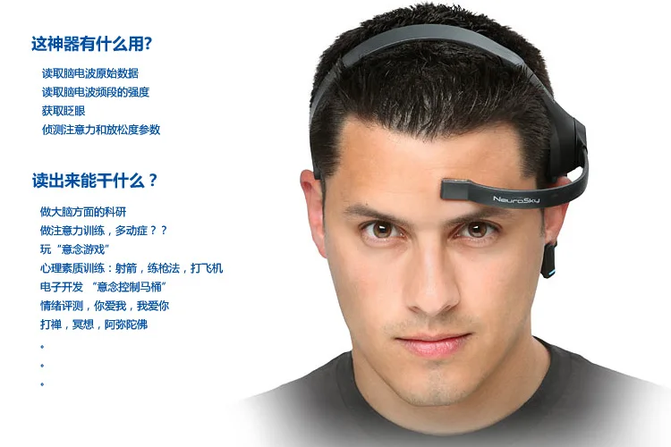 NeuroSky Mindwave мобильный кубик мозга версия Бог читает технологию|technology| |