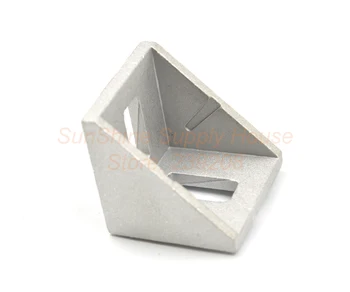 

4040 (40*40) Corner Fitting Angle L Brackets with cover, Connector Fasten Aluminum Profile Accessories 90 Degree Bracket