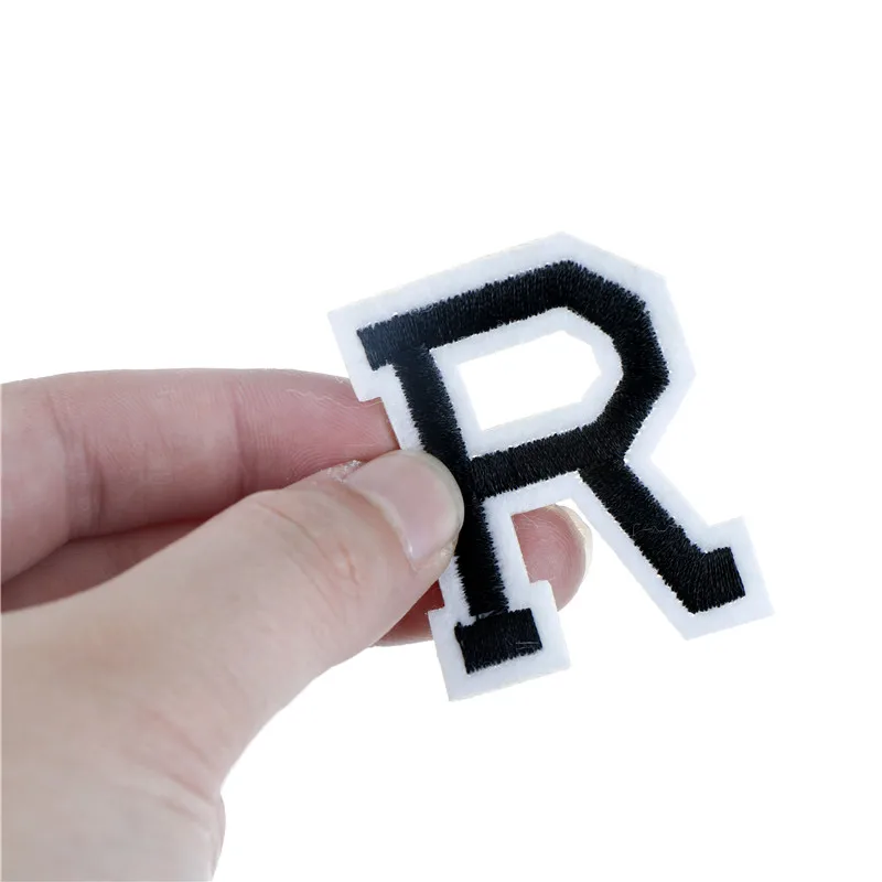 

26PC Funny Alphabet Letter DIY Embroidery Clothes Patches Sew or Iron On Fabric Appliques Sticker for T-shirt Jeans Clothing Bag