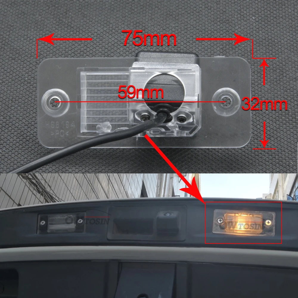 Full HD резервная камера заднего вида для Volkswagen Touareg 7L 2002~ 2010 Tiguan 5N 2007~ Автомобильный парковочный ЖК-монитор