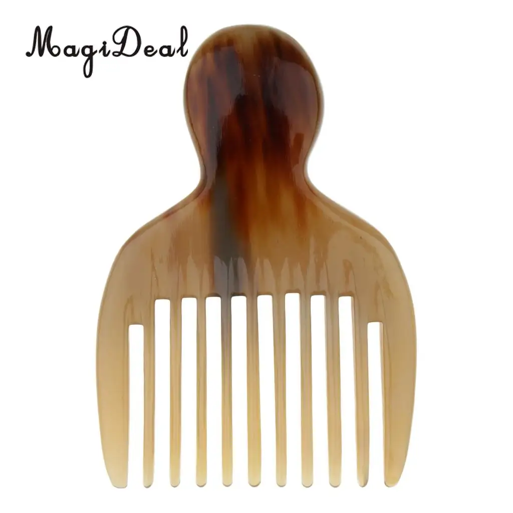 11 Teeth Afro Pick Lift Comb Wide Tooth Curly Hair Comb Unisex Hairstyling