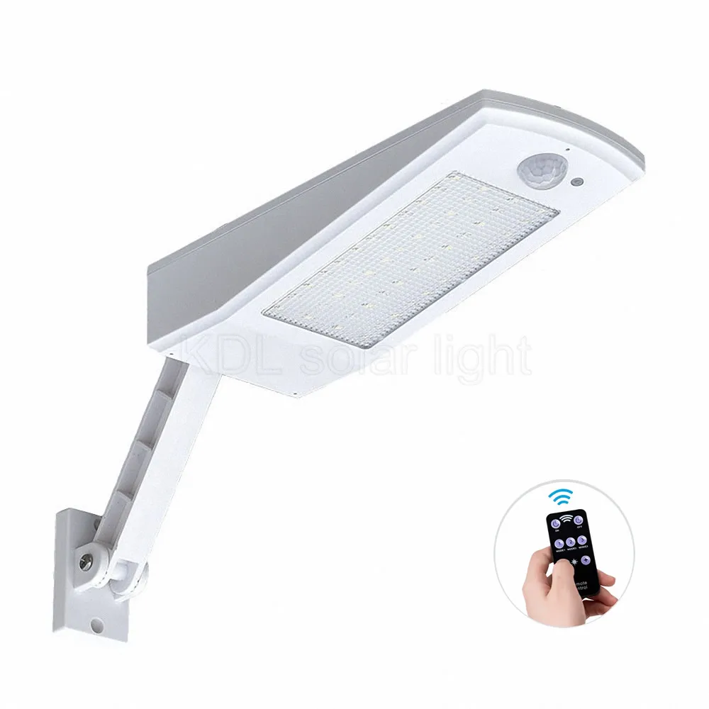 

48 LED Solar Light Three Modes Black Waterproof Outdoor Garden Wall Fence Lamp With remote control street s Sol spot flood bul