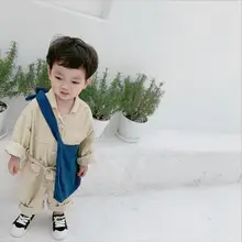 Г. новые вельветовые комбинезоны для девочек и мальчиков модные весенние длинные штаны для детей от 1 до 6 лет PF590