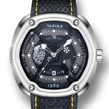 Fashion sports watch male tide big dial luminous waterproof watches calendar Quartz Wristwatches megir quartz watch for man chronograph luminous hands waterproof mens wristwatches fashion large dial calendar leather band