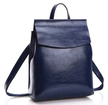 genuine leather Backpack Cowhide mochila shengdilu brand 2016 new women shoulder bag school bag High-end free shipping