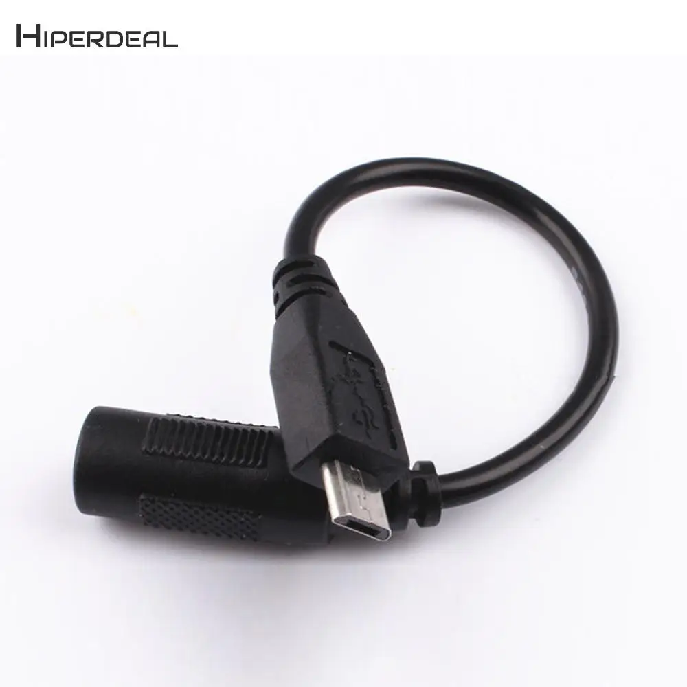 HIPERDEAL AC/DC 5 5x2 1 мм штекер мама к Micro USB папа зарядный кабель DC QIY09 D05|Кабели питания| |