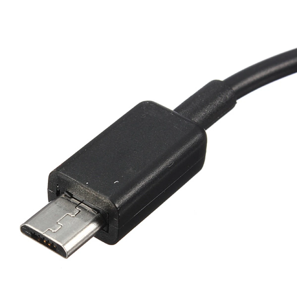 3 в 1 микро USB двойной хост OTG зарядный концентратор Шнур адаптер сплиттер для смартфонов Android планшет черный кабель