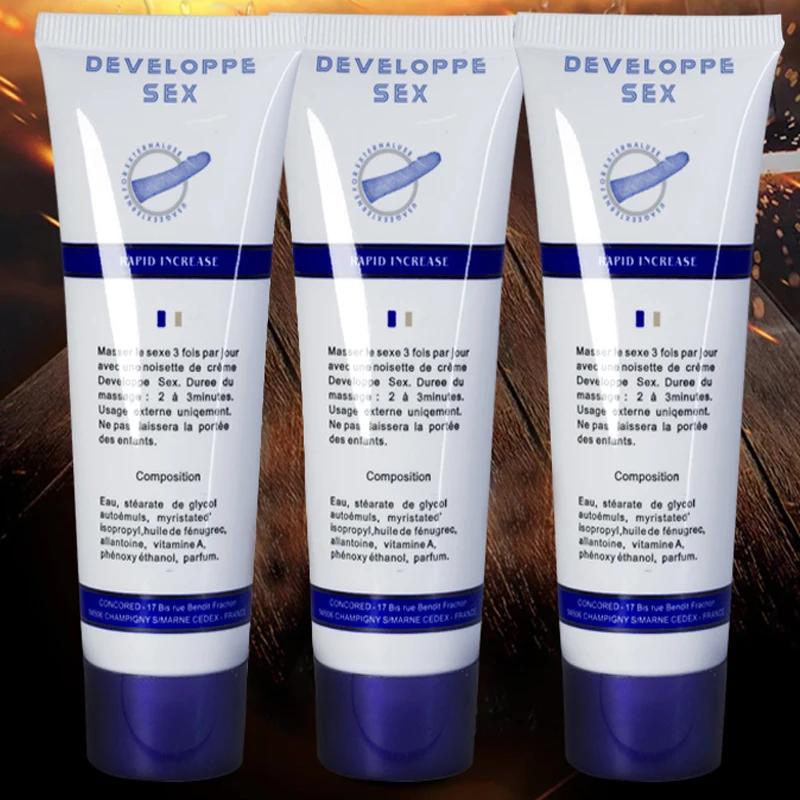 

No Retail Box 3pcs Developpe Delay Gel Premature Stong Man Essential Oil Increase Thickening Growth