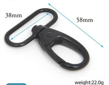 

1 1/2 inch gun trigger snap, bag hardware accessories, handbag hook swivel clasp Dog clip Hook Metal Clip Buckle, Swivel clasp