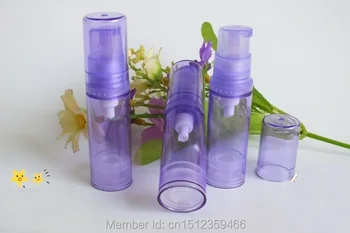 

5ML Airless Bottle with Lotion Pump, Cosmetic Essence Packaging Purple color, 50 Pieces/Lot