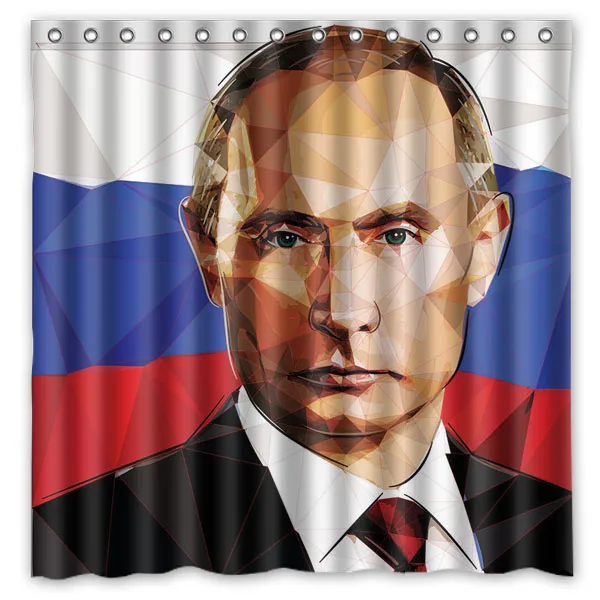 Путин президент России душ Шторы s Водонепроницаемый ткань для ванной занавес высокого качества Ванная комната декоративные изделия 72*72 дюйма