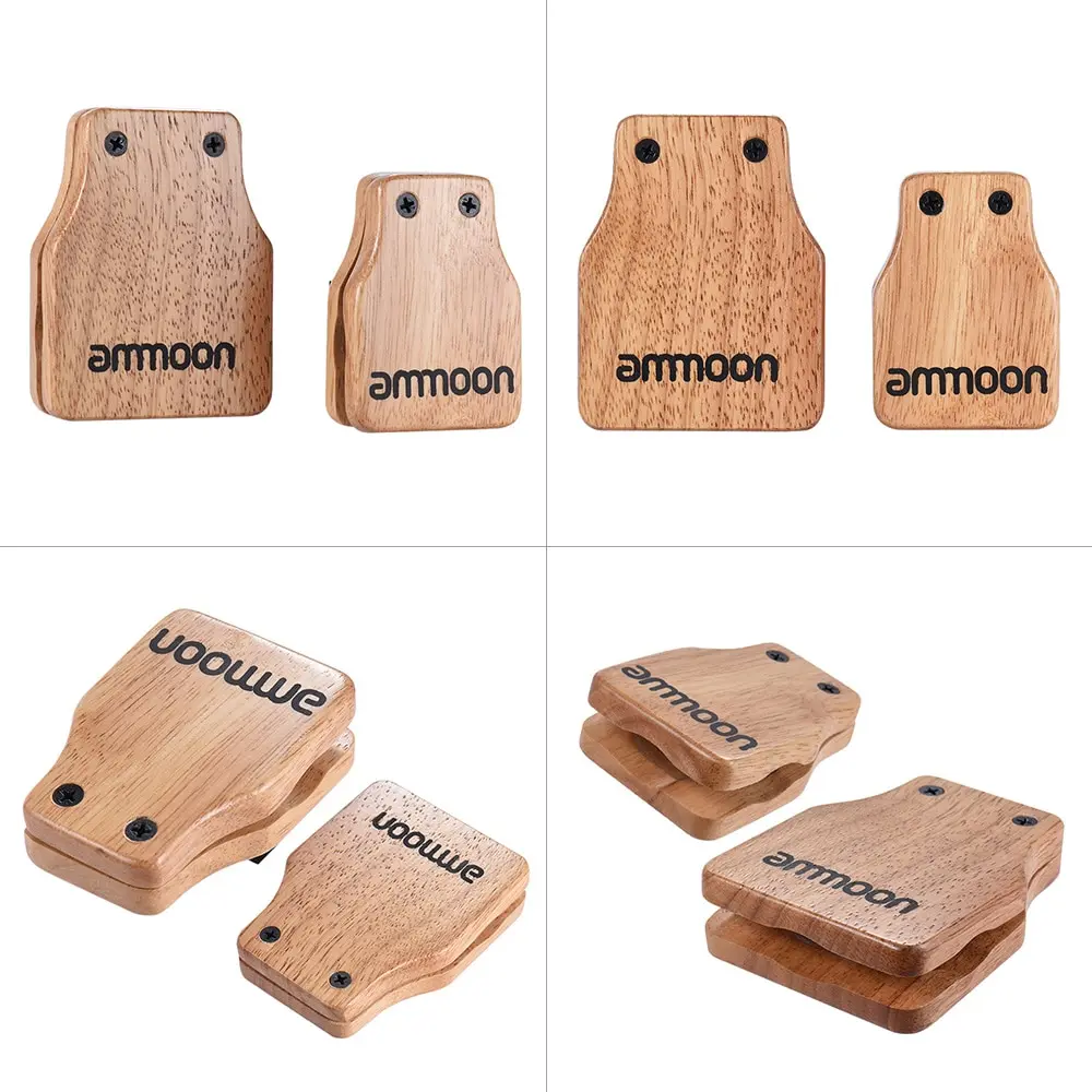 Ammoon большой и средний 2 шт. Cajon Box Аксессуар для барабана кастеты ручных