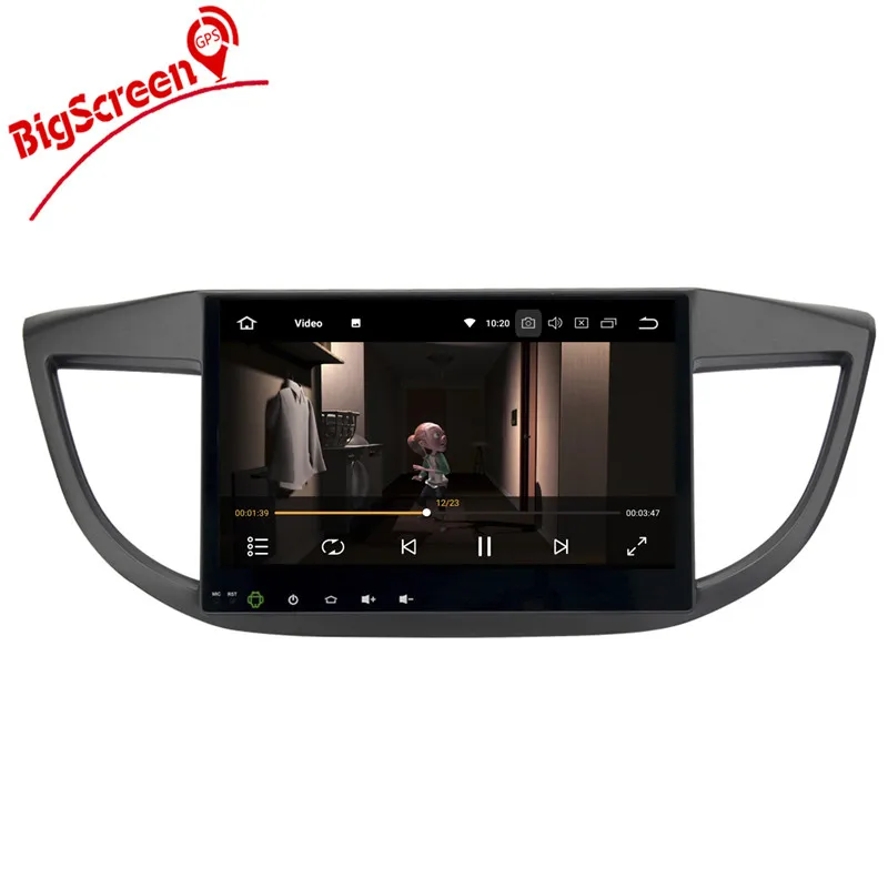 Flash Deal Tesla style Android9.0 8 Core 4GB RAM 32GB ROM Car DVD Player GPS Navigation For HONDA CRV 2012-2015 Headunit Autoradio WIFI 10