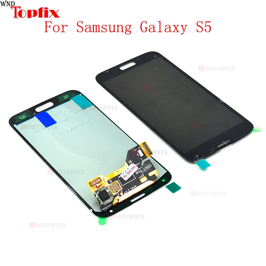 Super AMOLED LCD LCD Display Touch Screen Digitizer For Samsung Galaxy S5 G900F G900I G900M G900A LCD Assembly Replacement Parts (12)