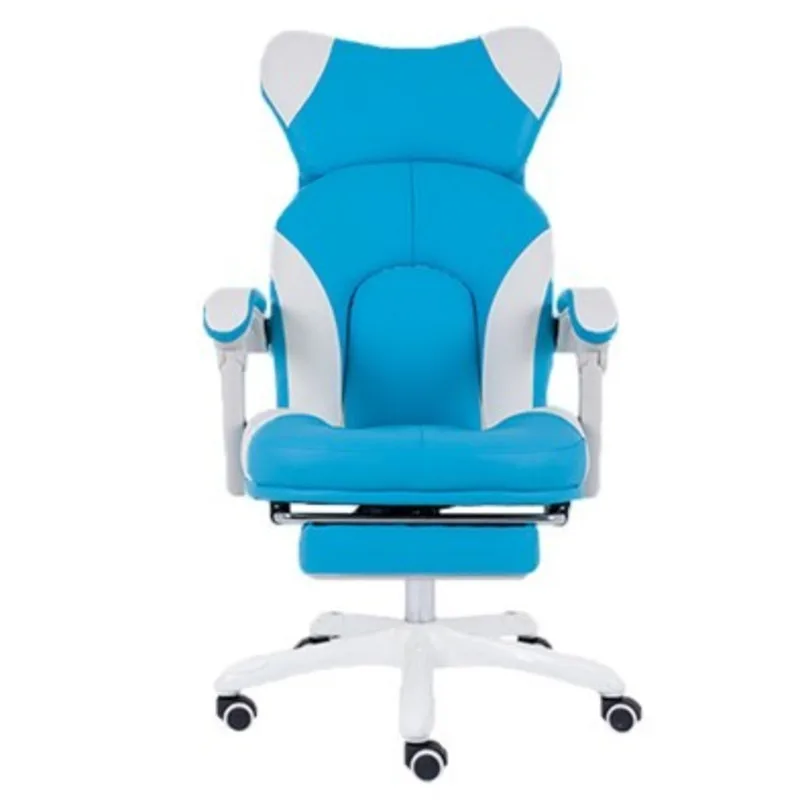  Free Shipping Office Boss Gaming Esport Poltrona Silla Gamer Synthetic Leather Chair Pink Cute Mass