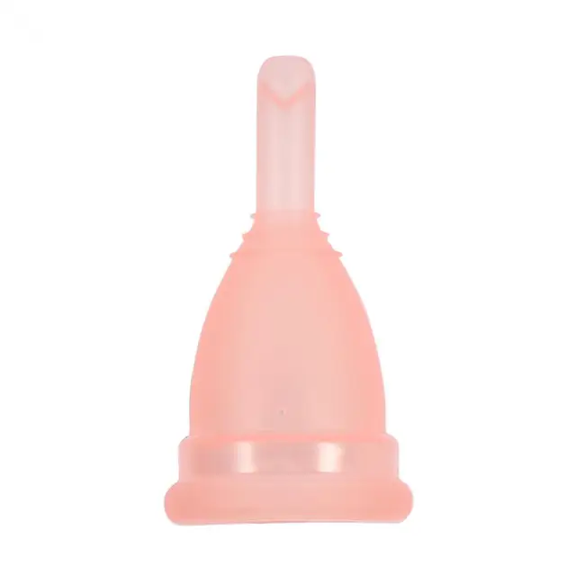 1PCs Discharge Valve Menstrual Cup Medical Grade Silicone Reusable
