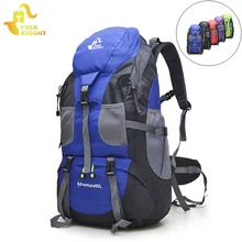 Free Knight Backpack 50L Camping Hiking Bag,Waterproof Mountaineering Tourist Backpacks,Mochila Trekking Sport Climbing Bags