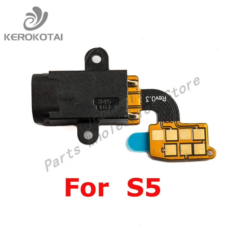 

For Sam Galaxy S5 i9600 SM-G900 SM-G900F G900 Earphone Headphone Audio Jack Flex Cable S5 Replacement Part