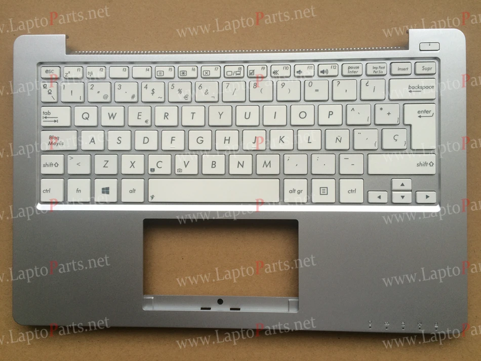 New keyboard SP Spain for ASUS X201 X201E X202 biack or white With the silver C case SP Spain laptop keyboard