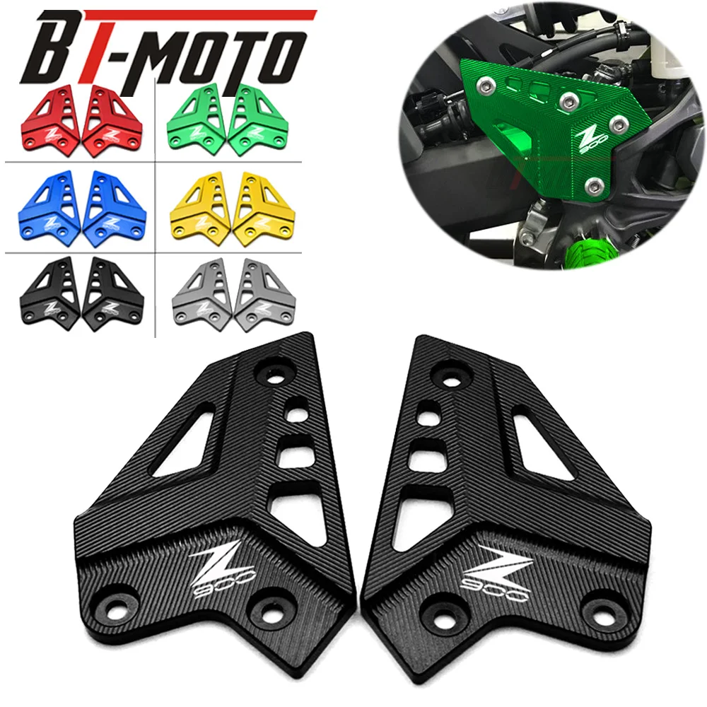 

For Kawasaki Z900 2017 Motorcycle Accessories Foot Peg Heel Protection Protective Film Mount Heel Guard Protector