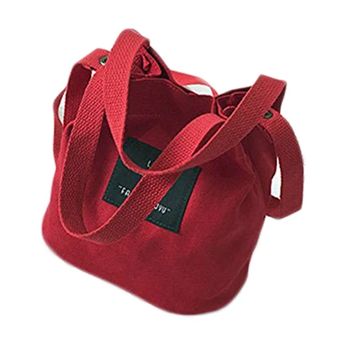 Милая сумка-ведро, модная женская сумка из парусины, универсальная сумка-мессенджер, повседневная, на одно плечо, Студенческая, большая вместительность, износостойкая