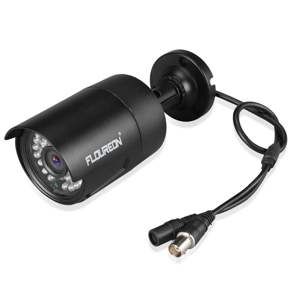 FLOUREON камера видеонаблюдения системы безопасности 8CH 5in1 1080N AHD DVR 4 шт. открытый 3000TVL
