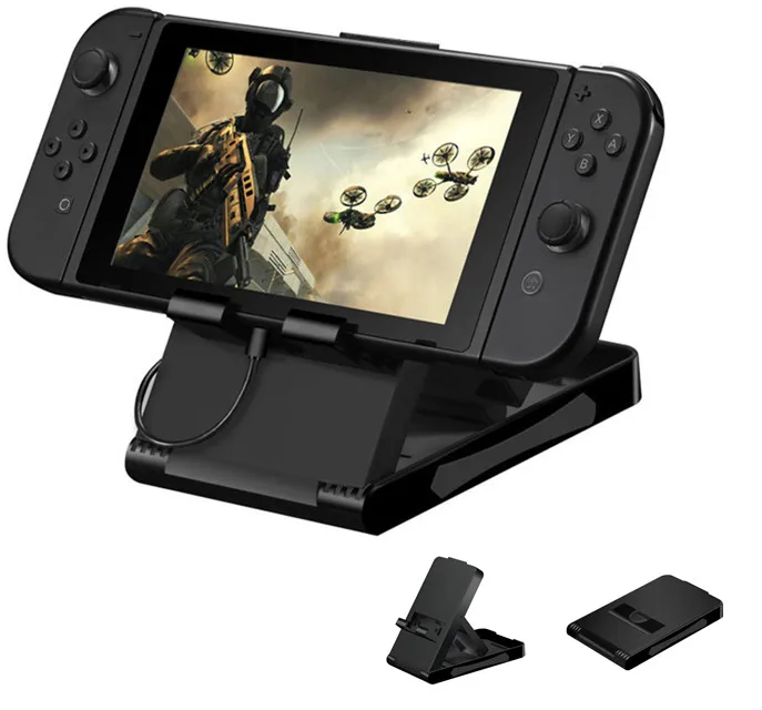 

Playstand Desktop Stand for Nintend Switch Host NS Console Holder Height Adjustable Angle Foldable Base Frame Bracket Stand