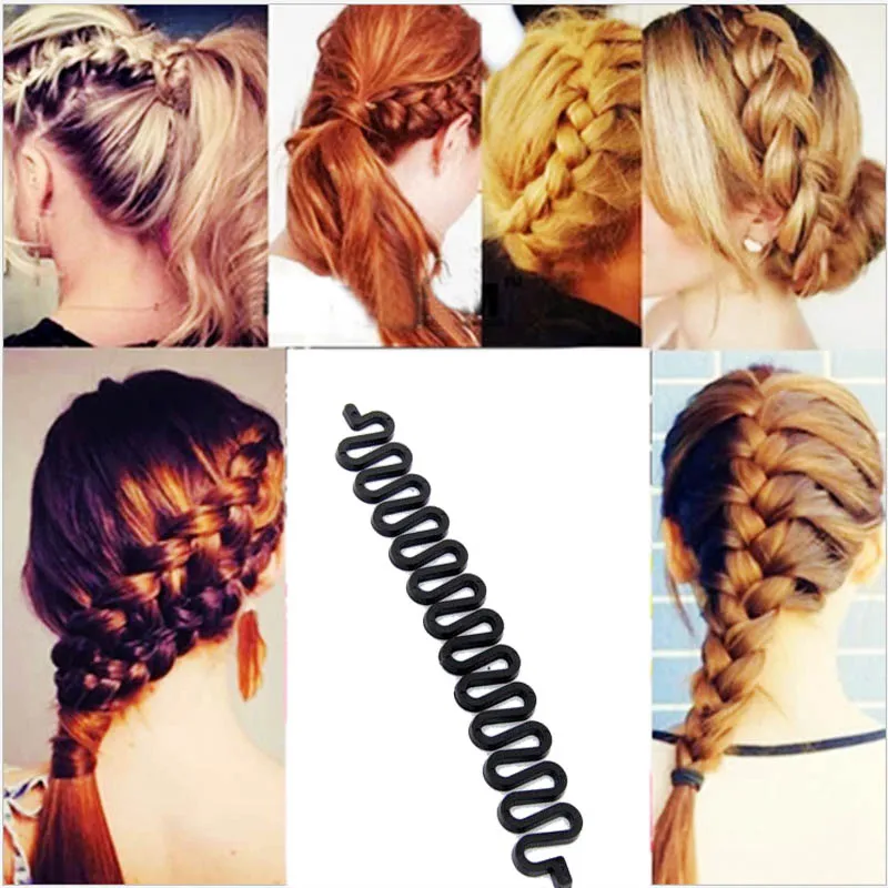 Модные женские Женские французские волосы плетение Инструмент Braider крючок с