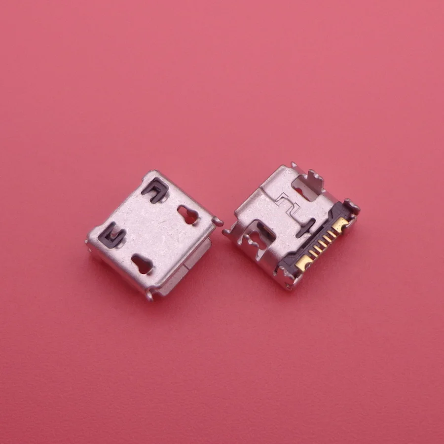 

5pcs Mini micro USB Charging Port Power Jack For Samsung C3322 USB Connector Micro USB Socket DIP4 replacement repair
