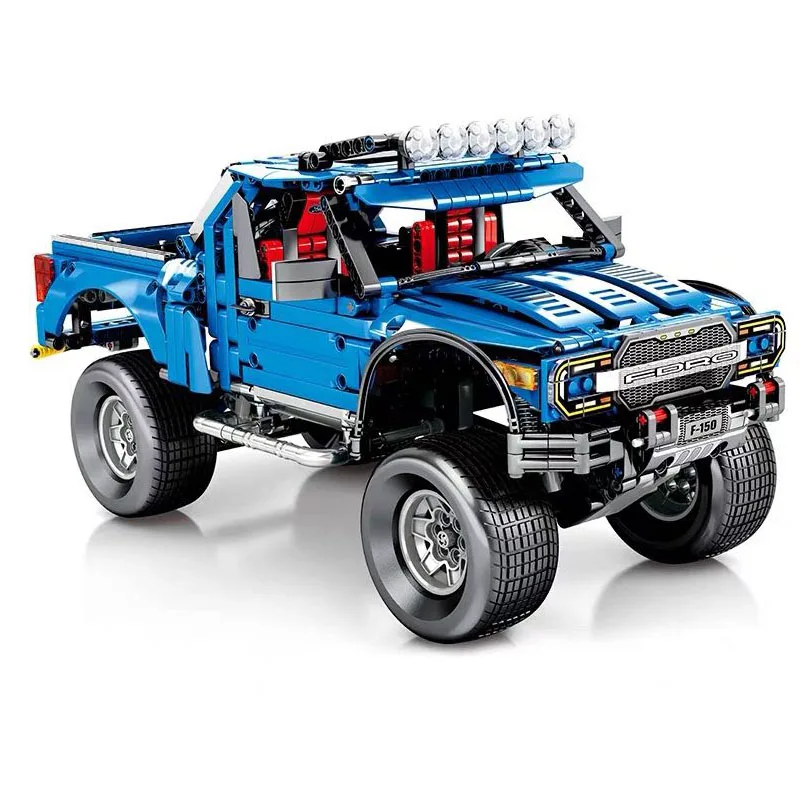 

Compatible Legoing New Technic Series F-150 Raptor Pickup Truck Building Blocks 701970 Model Children Gift Toys Bricks 1288Pcs