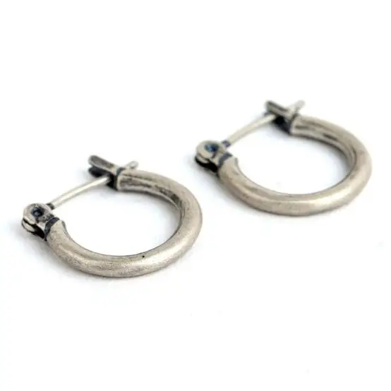 

Zavorohin New Simple Real 925 Sterling Silver Small Round Circle Hoop Earrings Allergy Free Jewelry For Women Girls Gift