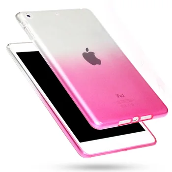 

Ultra-thin Clear Tablet Case For iPad mini 1 2 3 Case Suger Color Rainbow Soft TPU Cover For iPad mini 2 mini 3 TPU Cover 7.9''
