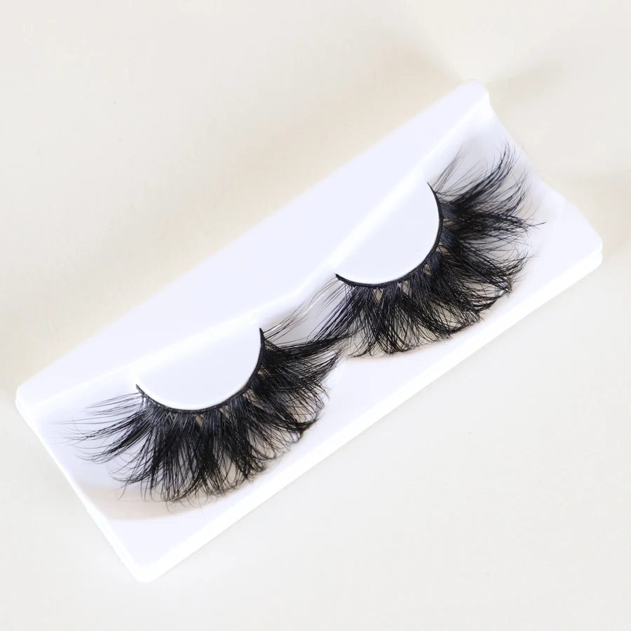 

25 mm Eyelashes For Makeup 3D Mink Eyelashes 25mm Lashes Maquillaje Eyelash Extension Thick And Luffy Fake Eyelashes Lanflower