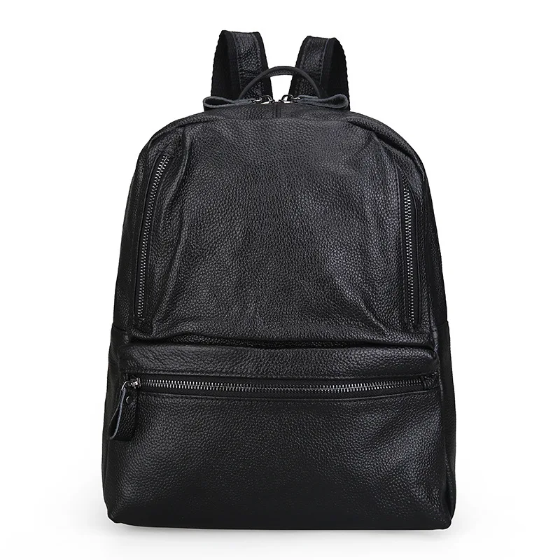 The new Korean version of the first layer of cowhide leather shoulder bag ladies