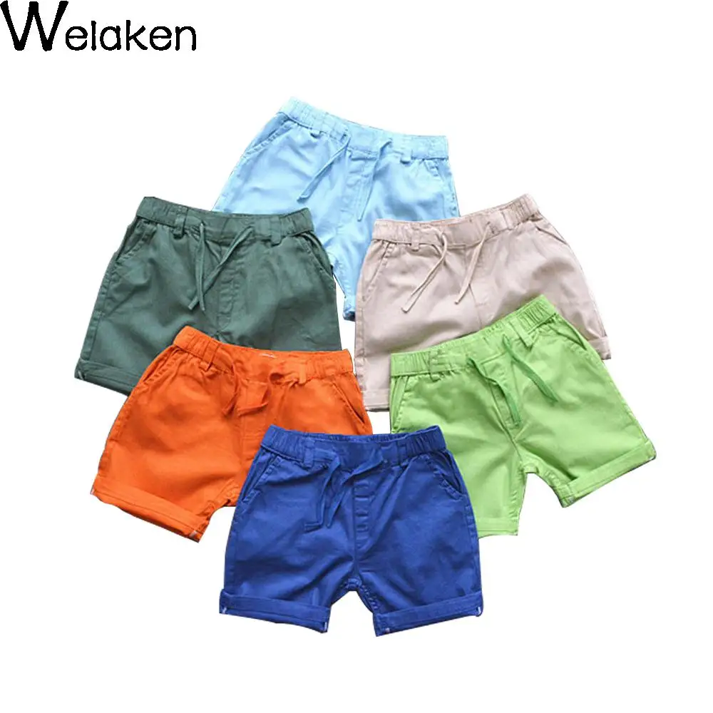 Hot Sale 2016 Children Shorts Summer Solid Casual Kids Trouser