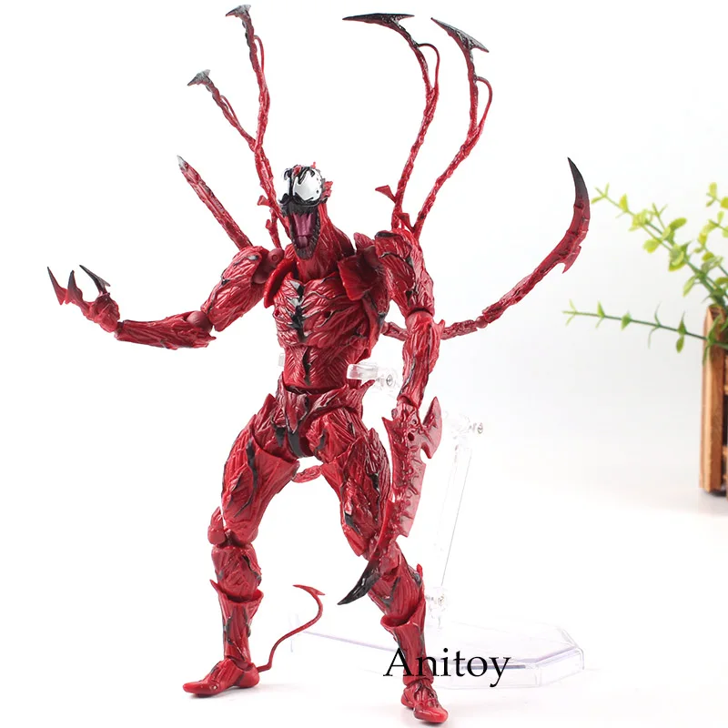 

The Amazing Spider-man Action Figure Carnage Revoltech Series NO.008 Cletus Kasady PVC Amazing Yamaguchi Collection Model Toys