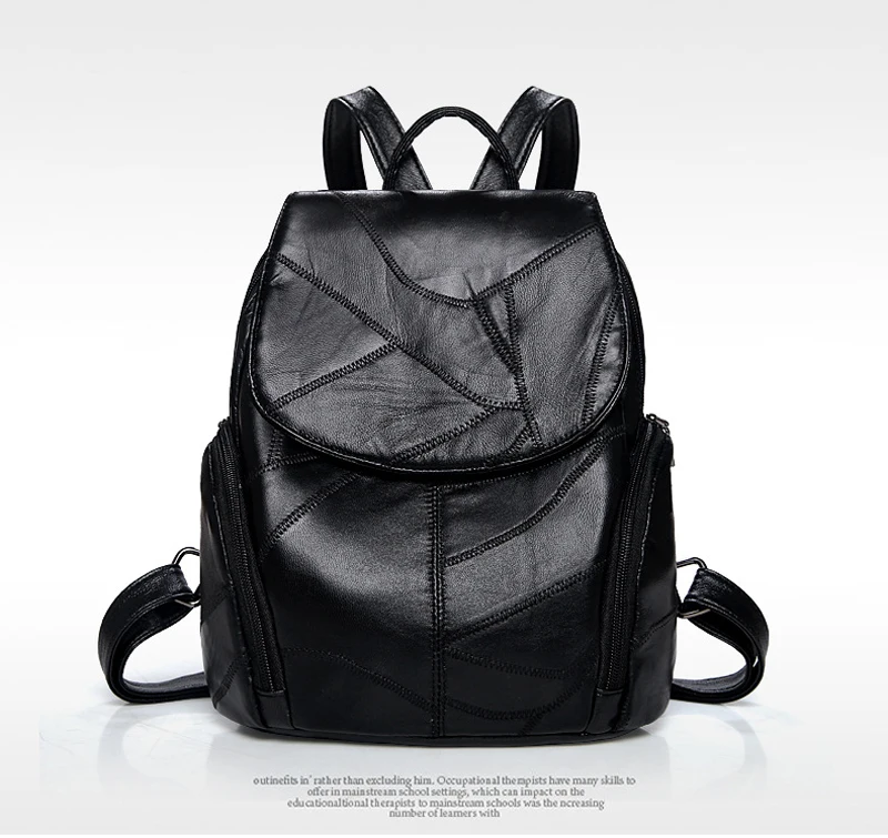Женский рюкзак Geniune кожаный рюкзак женский 2019 модный Лидер продаж школьные сумки для подростков Модные рюкзаки для девочек-подростков