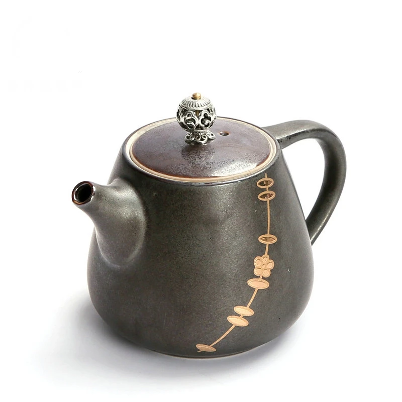 PINNY расписанные вручную керамические чайные горшки ручной работы сливы чайник с узором японский стиль чайный набор кунг-фу винтажный чайник